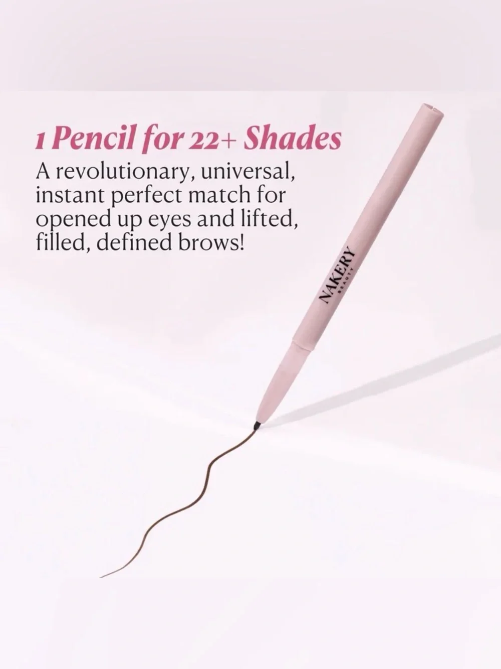 Nakery Beauty Universal Eyebrow Pencil NWT Dhape & Lift